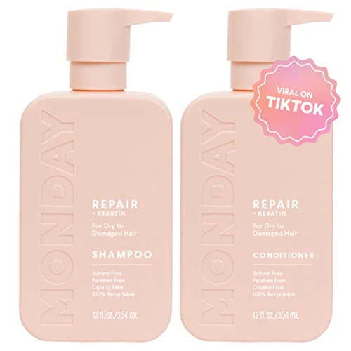 MONDAY HAIRCARE Repair Shampoo and Conditioner Set