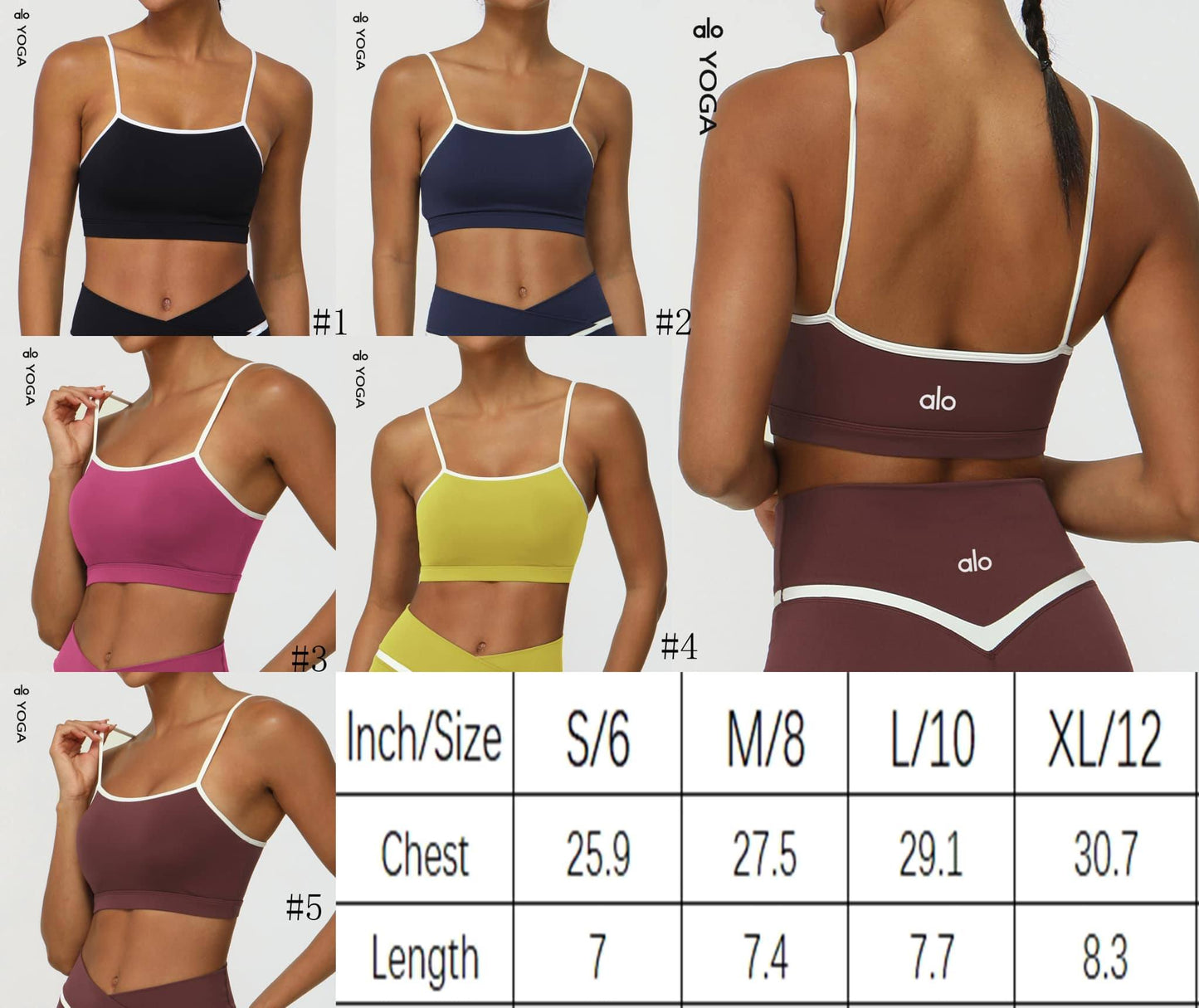 ALO Shorts Bra