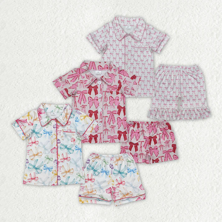 Girls Bow PJs