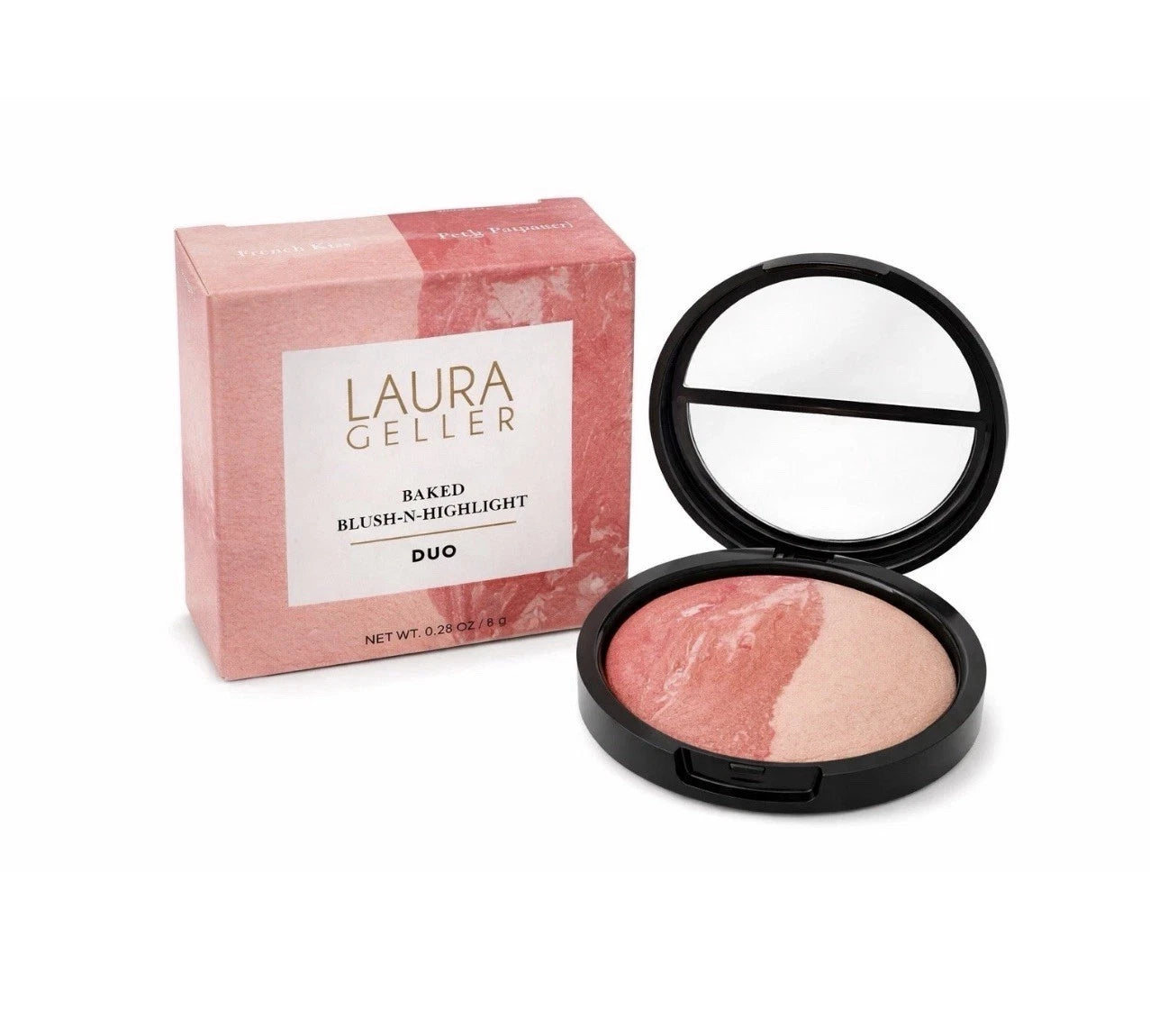 Laura Geller Baked Blush-N-Highlight Duo French Kiss/pink Potpourri