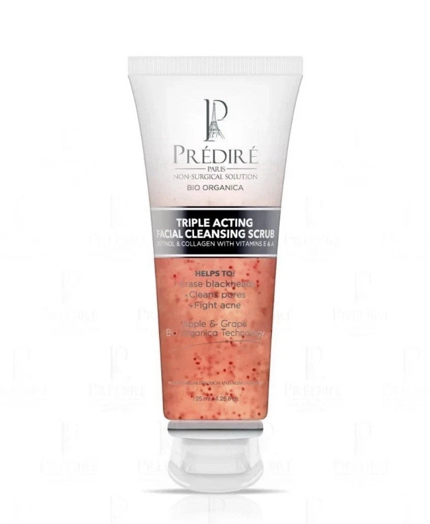 PREDIRE PARIS Triple Acting Facial Cleansing Scrub Retinol, Collagen