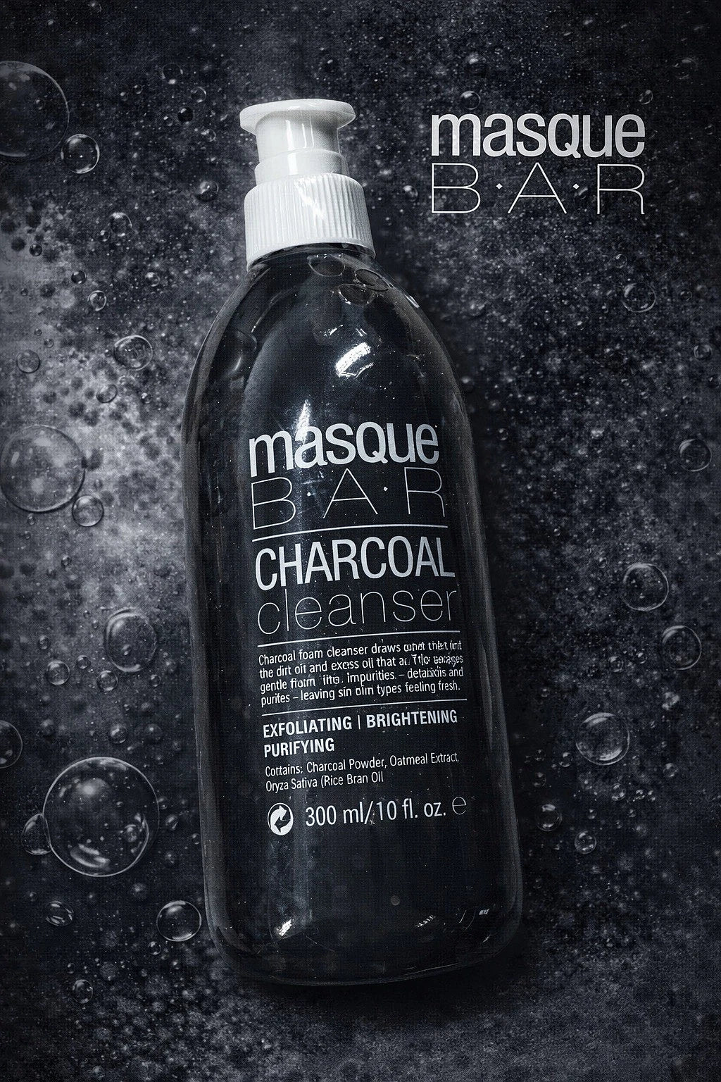 Masque Bar Charcoal Cleanser Exfoliating Purifying Brightening