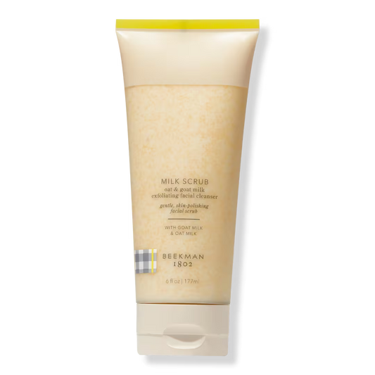 Beekman 1802 Milk Scrub Oat and Goat Milk Exfoliating Facial Cleanser