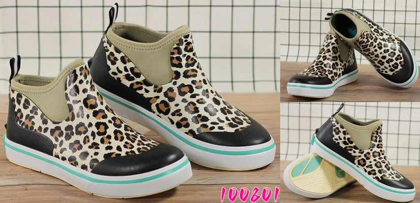 Leopard Booties