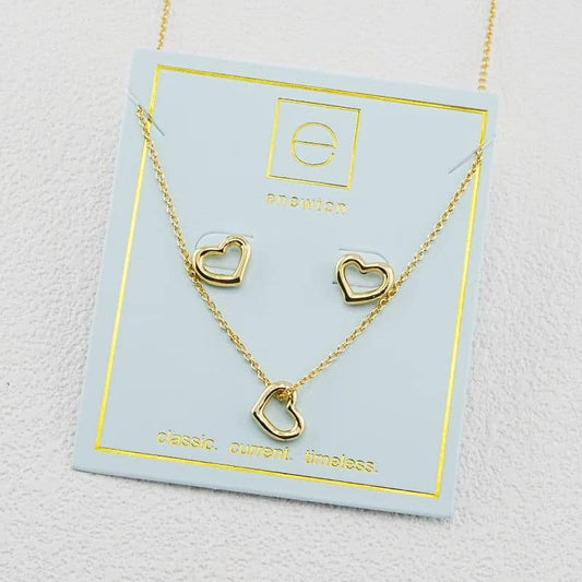 Heart Jewelry Set