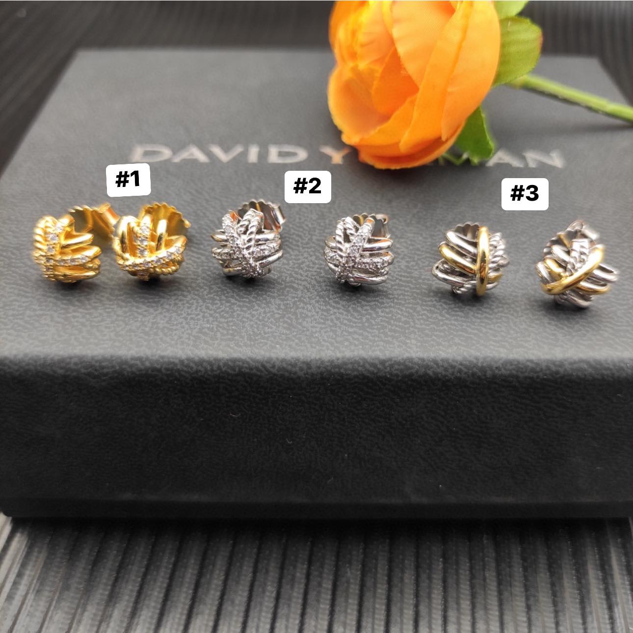 DY earrings