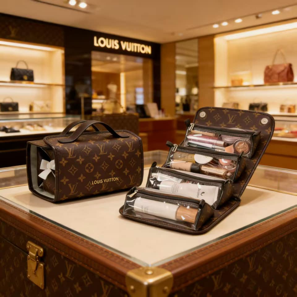 LV makeup bag