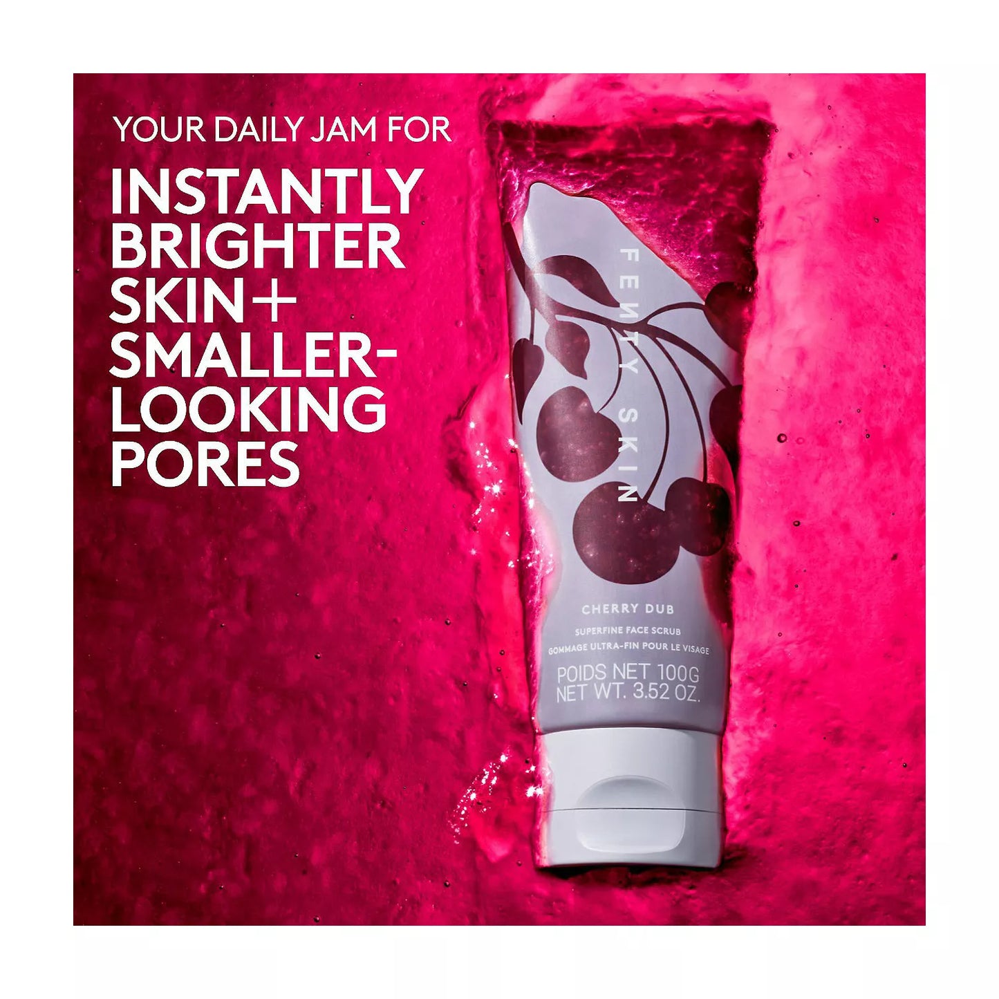 Fenty Skin Cherry Dub Superfine Daily Cleansing Face Scrub