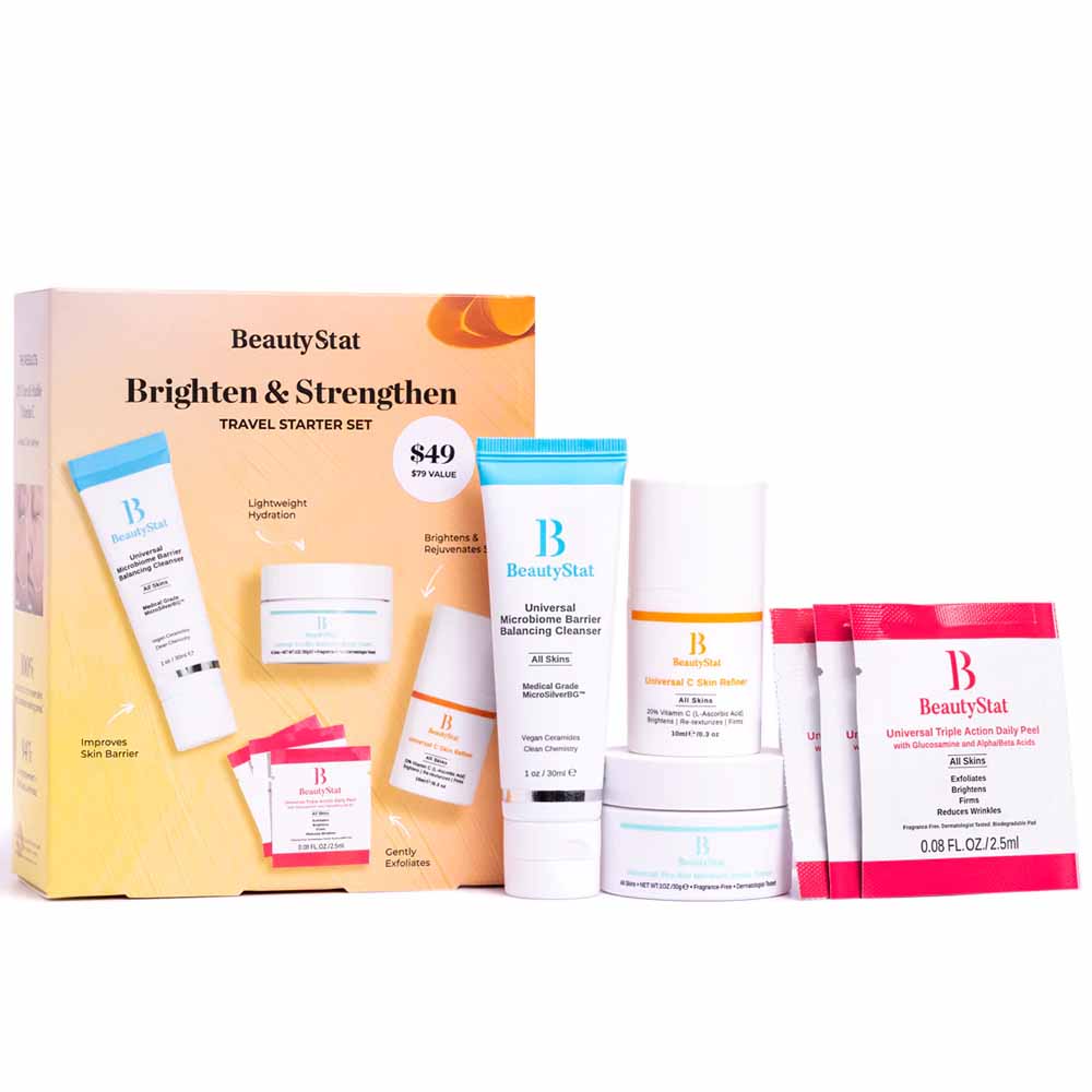 Beautystat Brighten & Strengthen Travel Starter Set