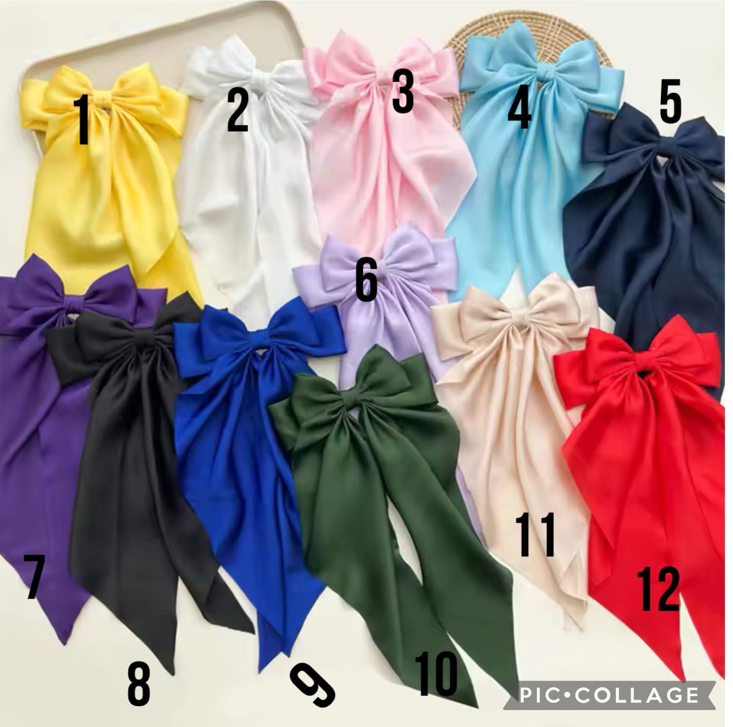 Large Satin Bows