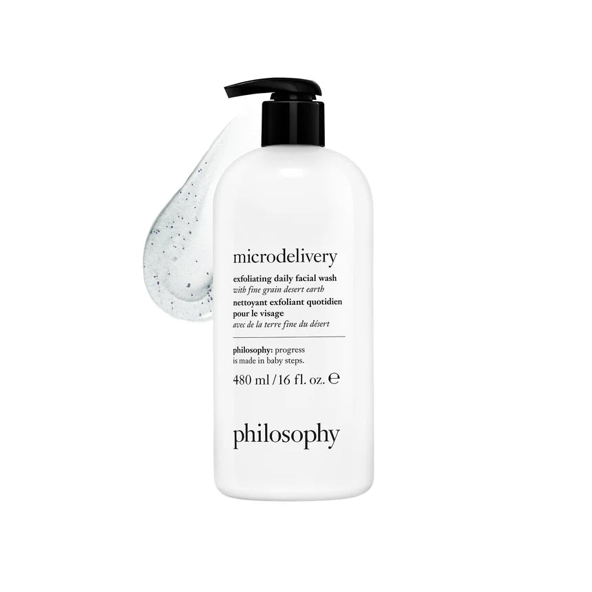 philosophy microdelivery exfoliating facial wash 32 oz