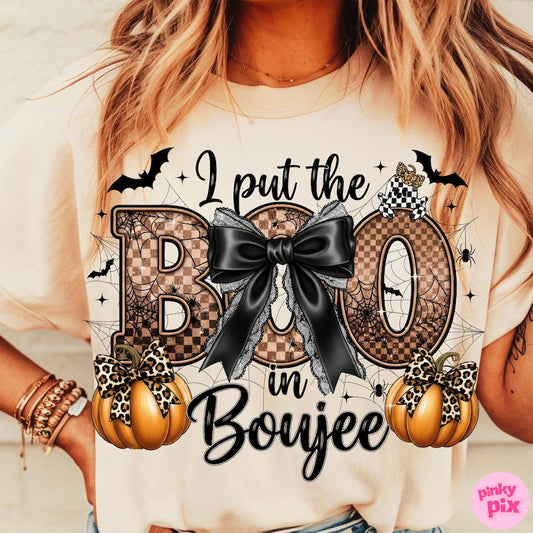 I put the Boo in Boujee Tee