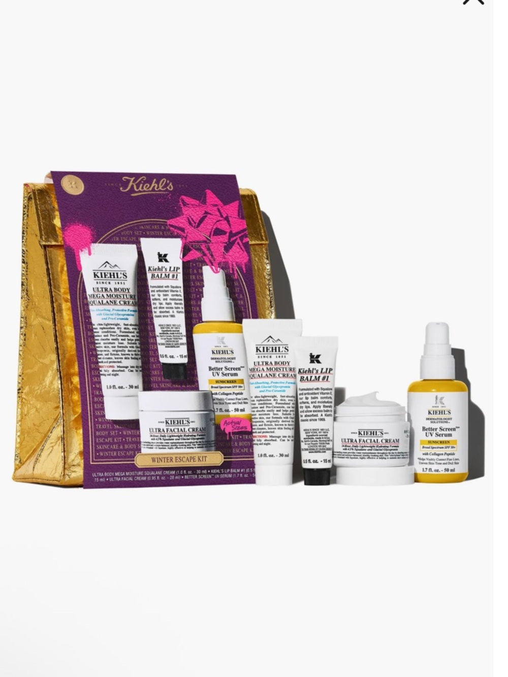 Kiehl's Winter Escape 4 Piece Skincare Set