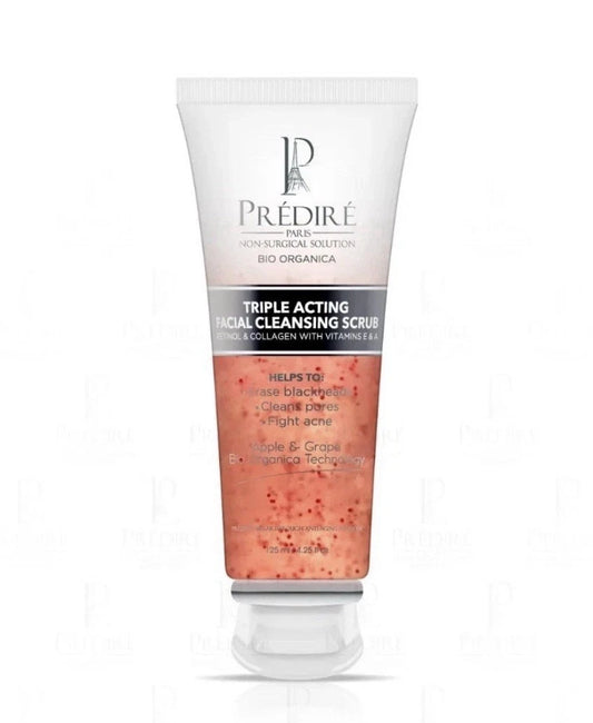 PREDIRE PARIS Triple Acting Facial Cleansing Scrub Retinol, Collagen
