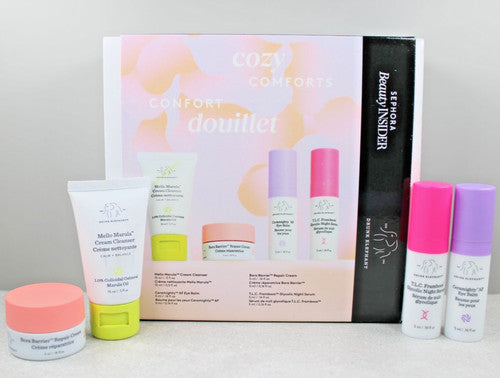 Drunk Elephant Cozy Comforts Beauty 4 Piece Travel Set
