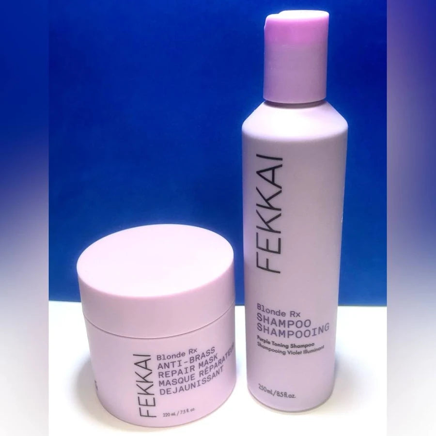 Fekkai Blonde Rx purple toning hair mask and shampoo
